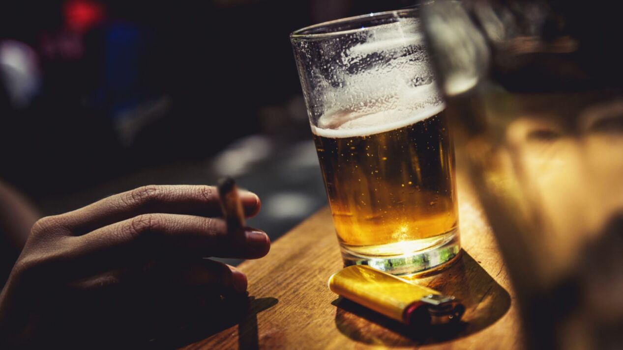 Fumar y el alcohol como causas de hipertensión